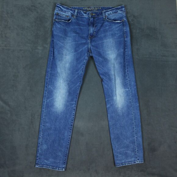 American Eagle Other - American Eagle Jeans Mens 36x31 Blue Slim Straight Extreme Flex Denim Casual